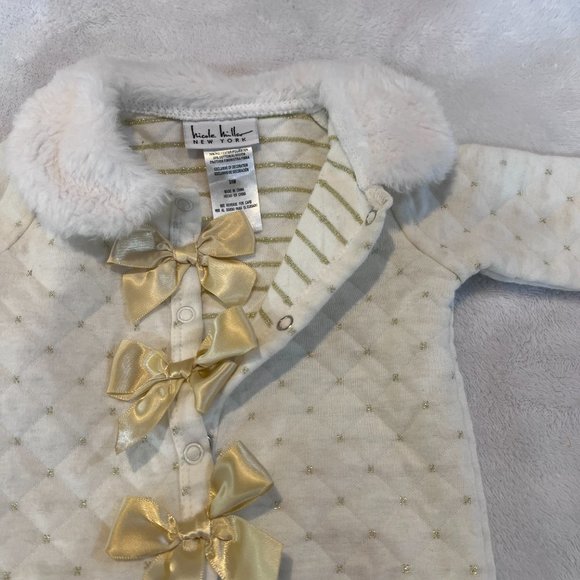 Nicole Miller New York Cozy Baby Sleeper 3 - 6 Months - Picture 4 of 6